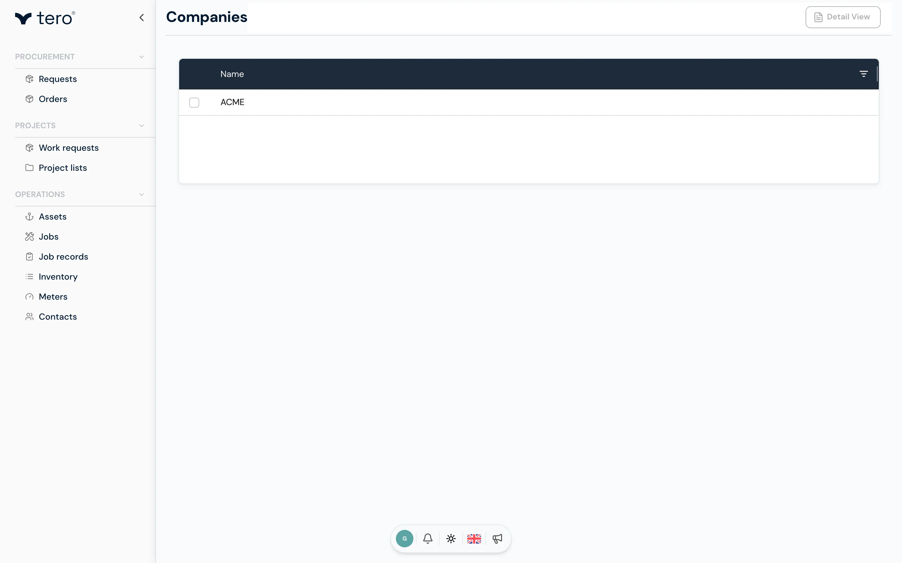 Company list
