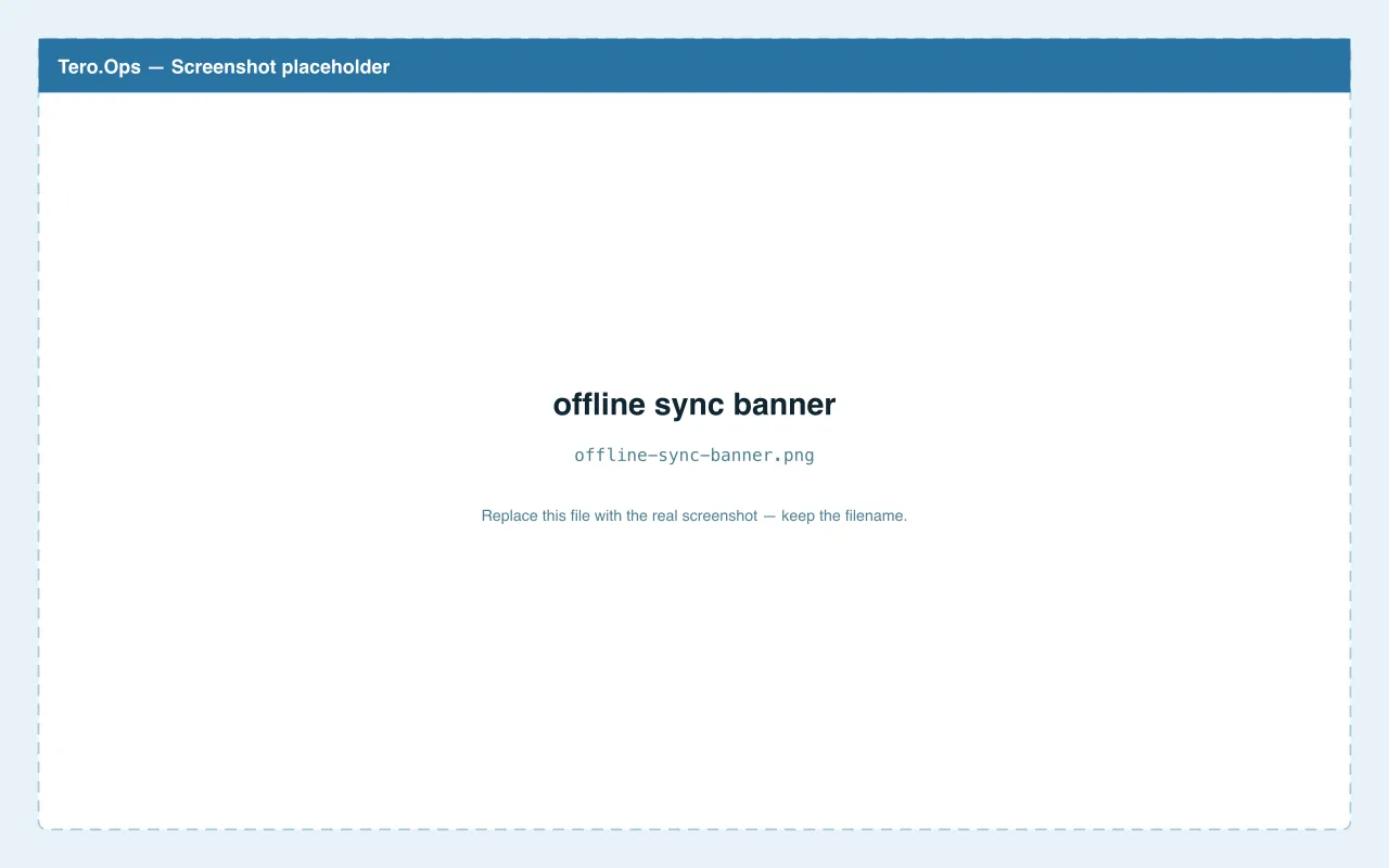 Sync banner after reconnect